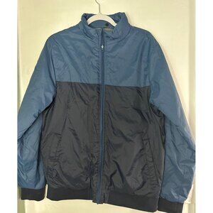 Cedar Wood State Mens Jacket Size L Windbreaker Shell Knit Lined Streetwear Fall